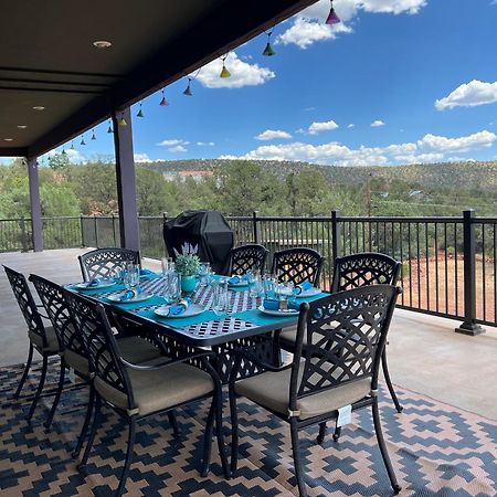 Close To Fresh Creek! Sleeps 12 ~ Amazing Views W/Serene Open Space ~ Hot Tub + Game Room ~ Trails Outside 塞多纳 外观 照片